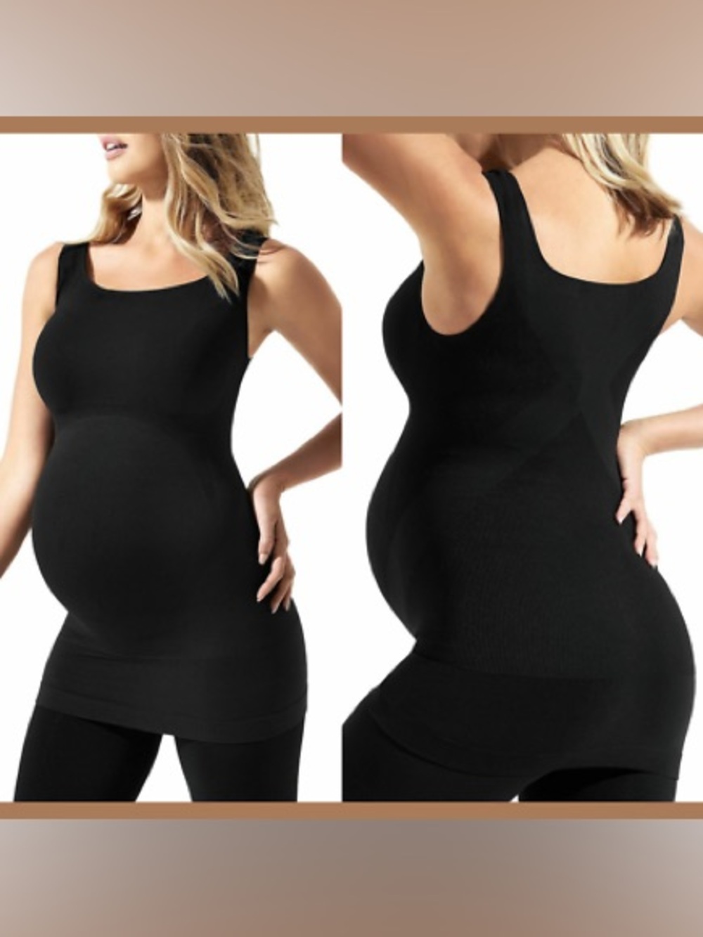 Blanqi Everyday Maternity Belly Support Tank, L